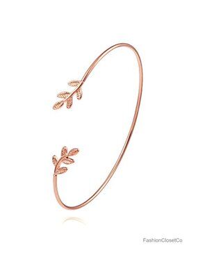 Adjustable Open Cuff Wire Bangle Bracelet Copper Zinc Alloy